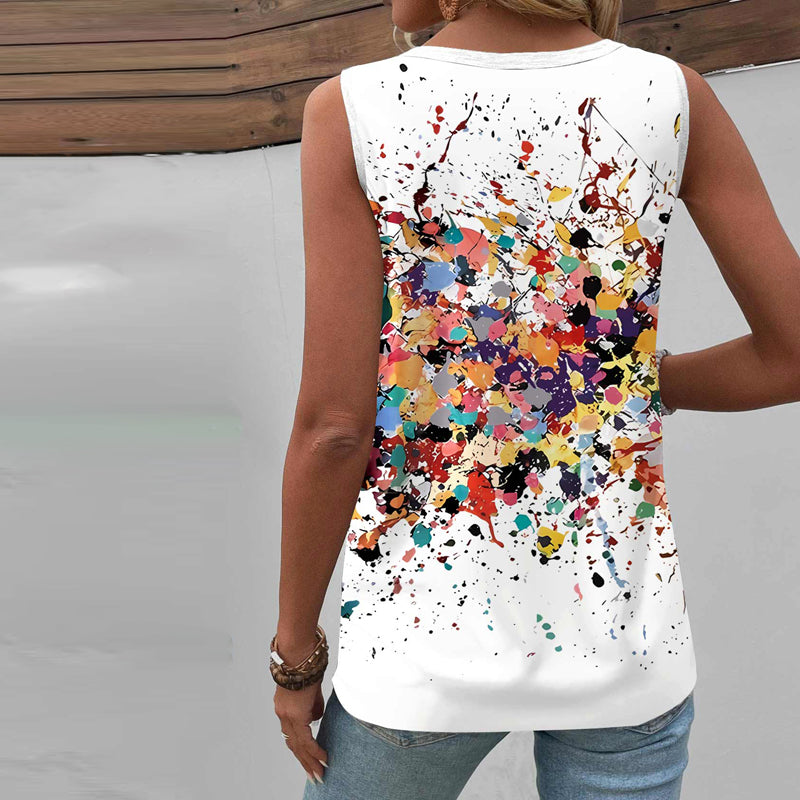 Colourful Graffiti Tank Top