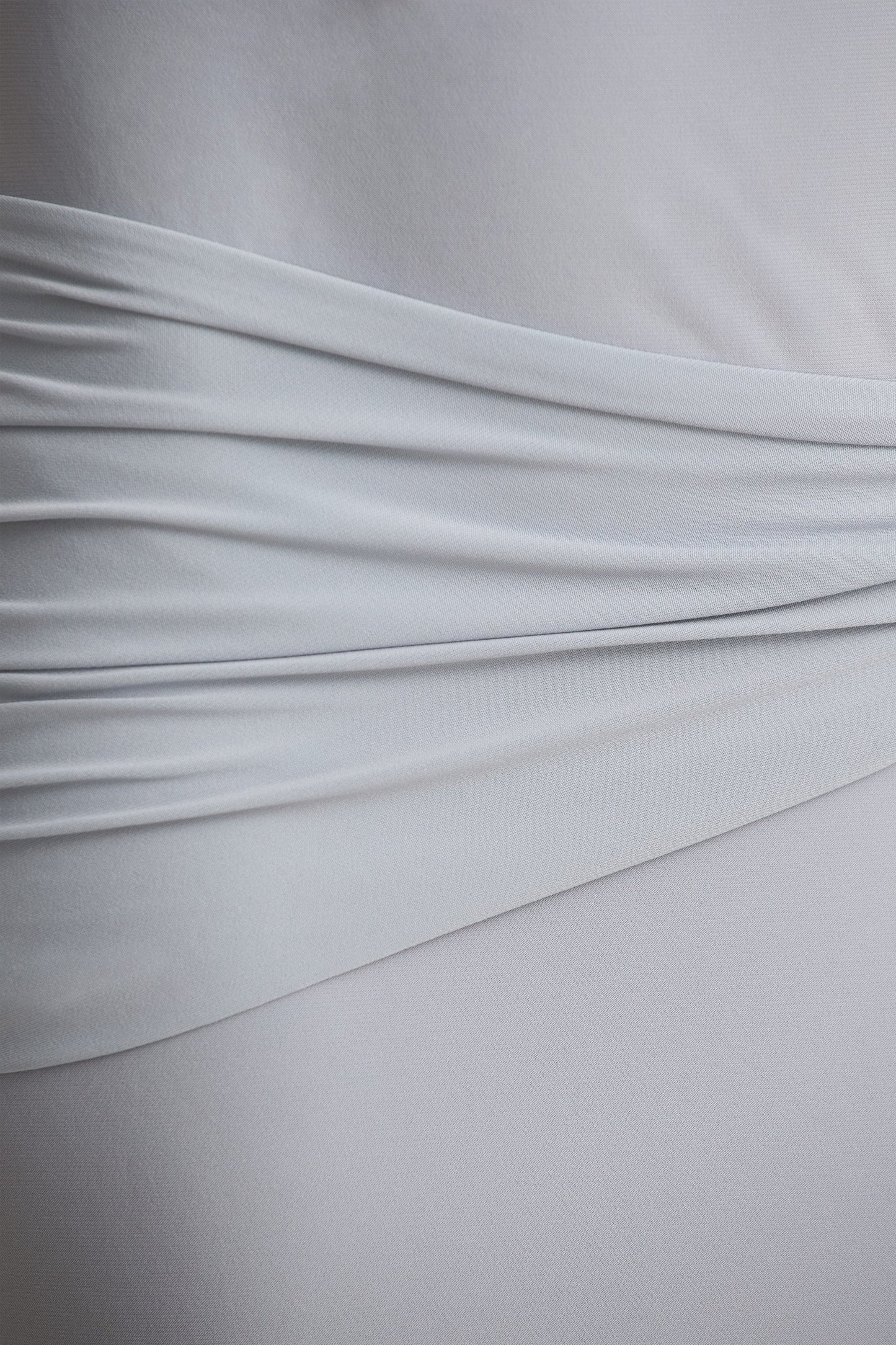 Bonnie | Blue Asymmetric-Neck Maxi