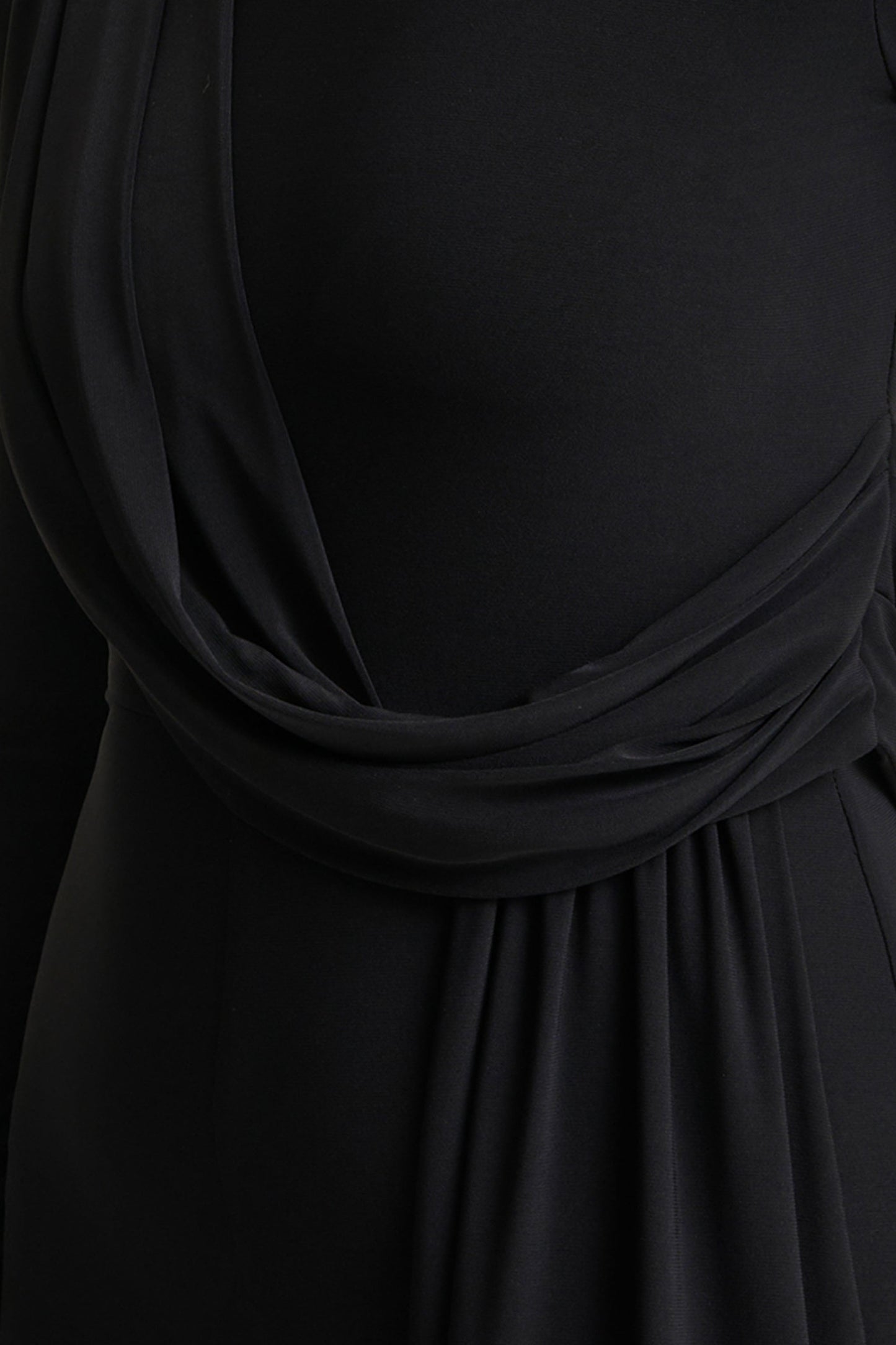 Havenna | Black High-Neck Jumpsuit