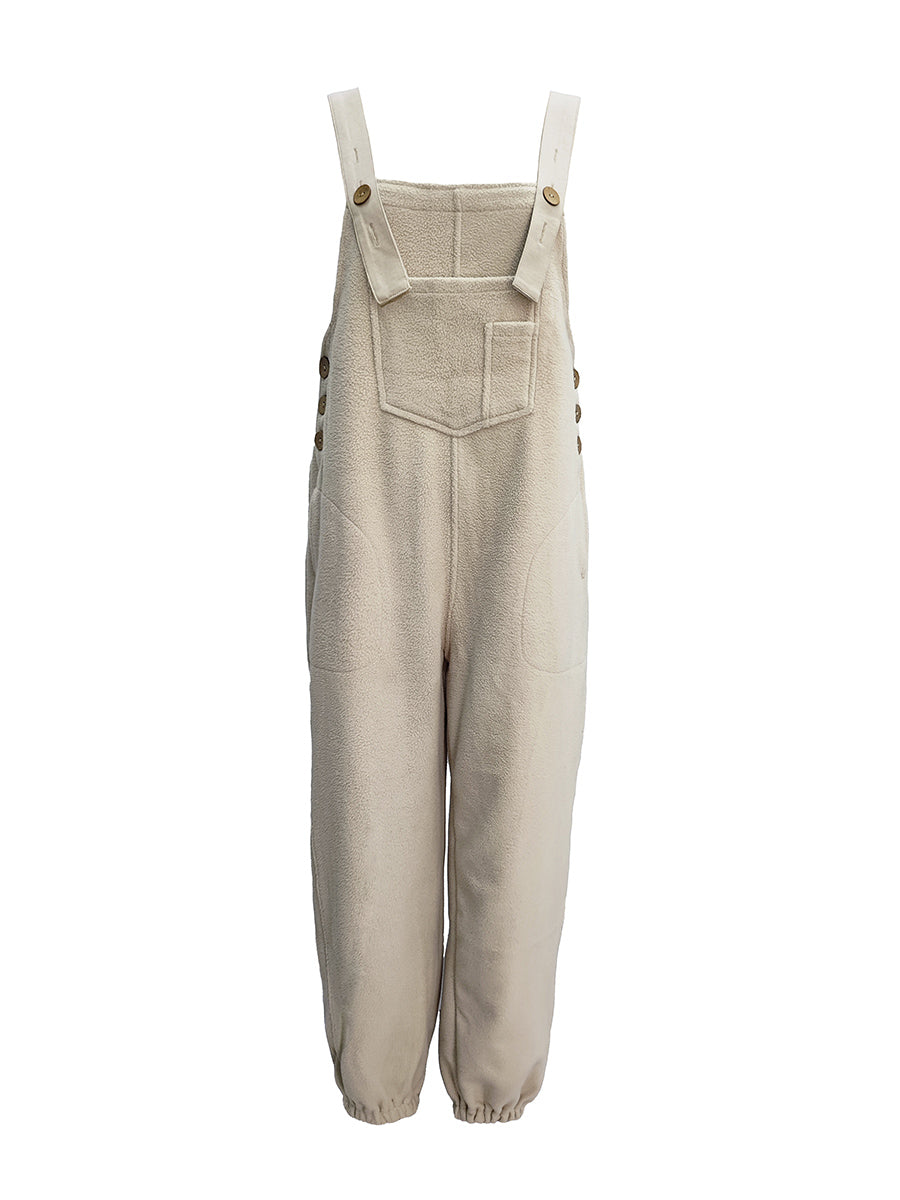 WarmNest Fleece Overalls - Clearance Sale
