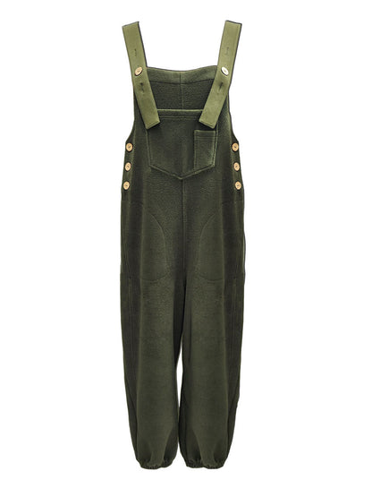 WarmNest Fleece Overalls - Clearance Sale