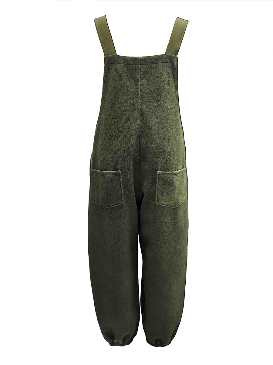 WarmNest Fleece Overalls - Clearance Sale