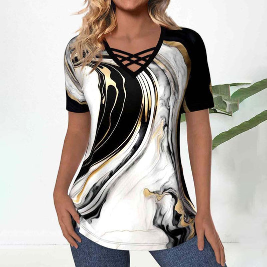 Casual Gradient Blouse