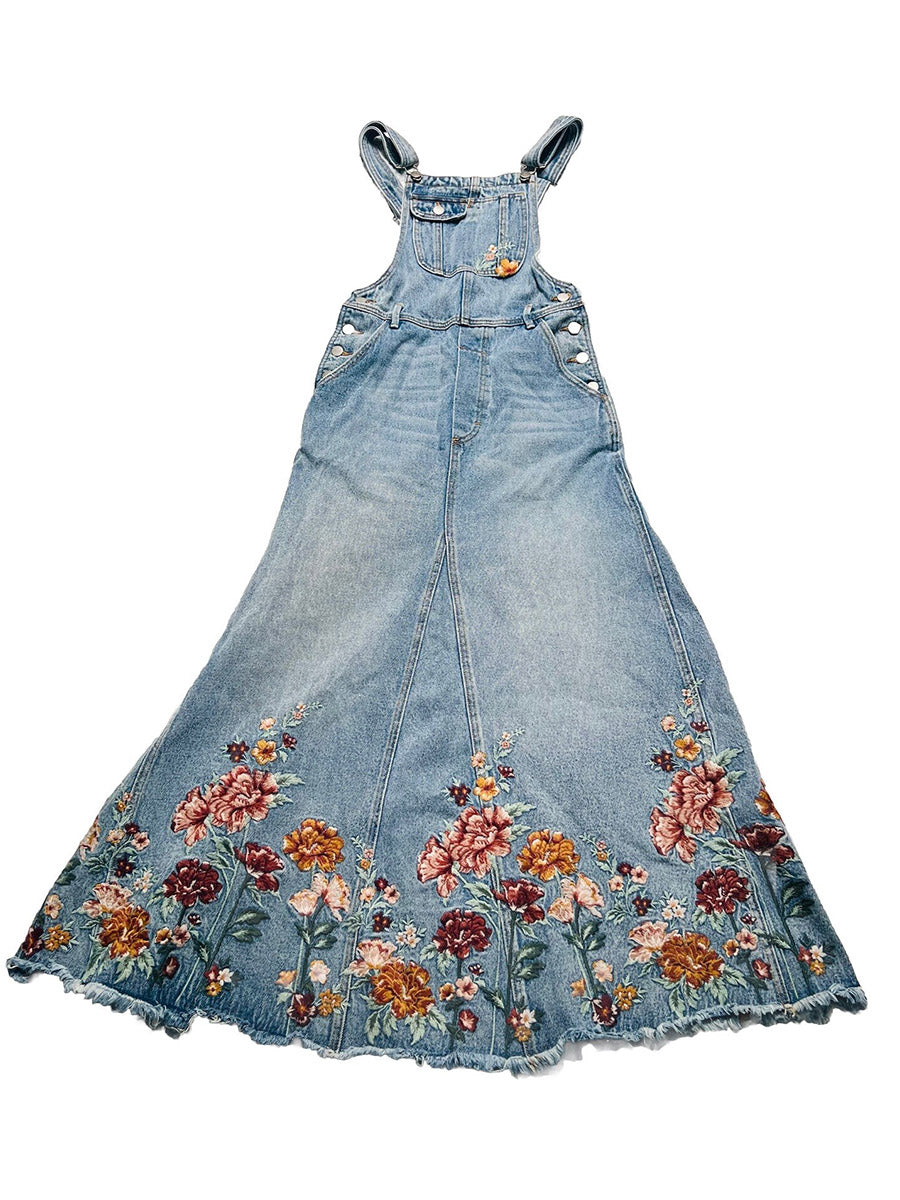 Embroidered Floral Skirtall
