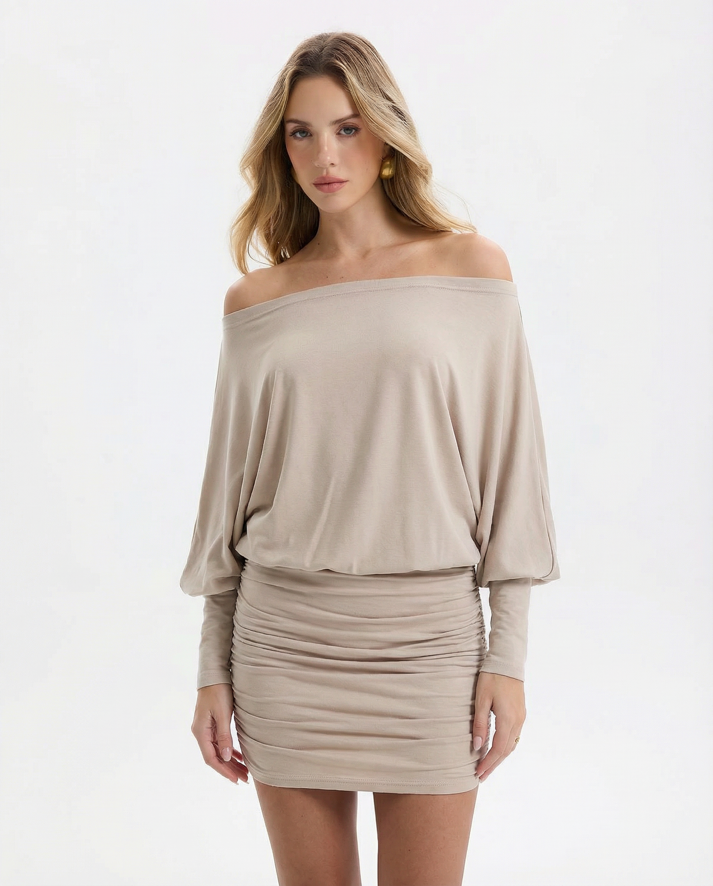 SOLA Ruched Mini Dress