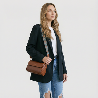 NY Cylinder Crossbody Bag