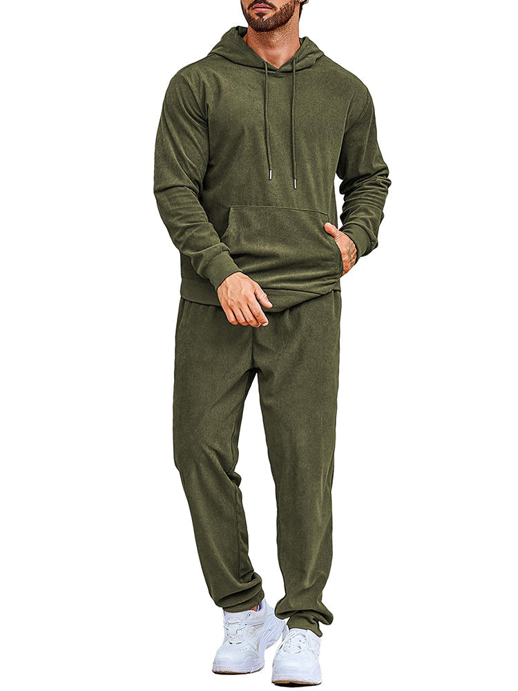 Casual Sports Hoodie Jogging Sweatsuit (US Only)
