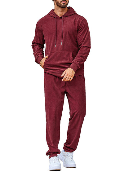 Casual Sports Hoodie Jogging Sweatsuit (US Only)