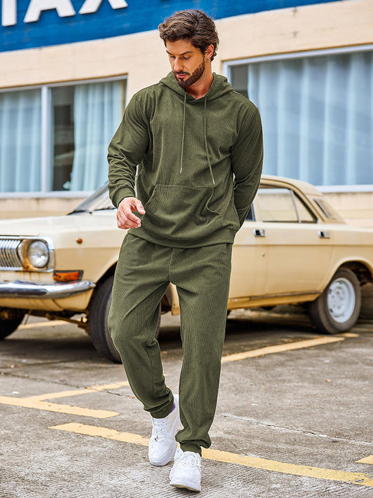 Casual Sports Hoodie Jogging Sweatsuit (US Only)