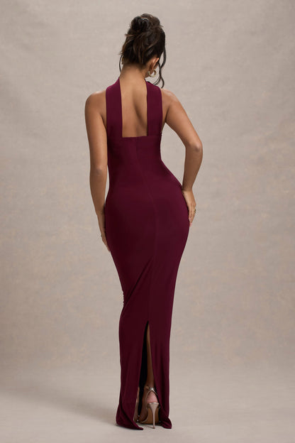 Nobu | Burgundy Bandeau Maxi