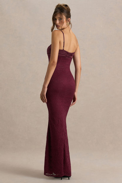 Juana | Burgundy Lace And