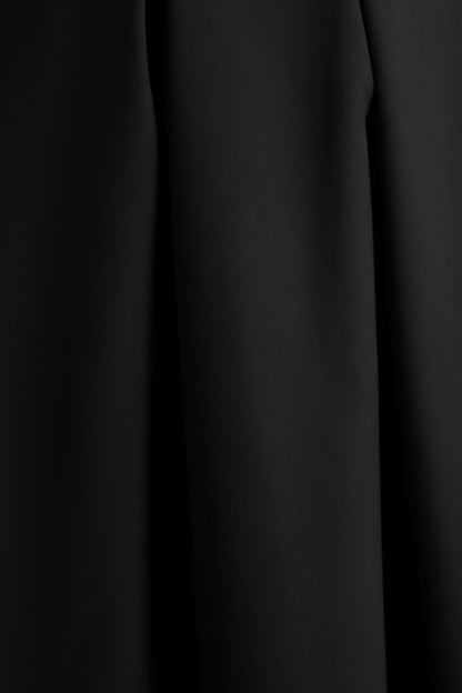 Thalia | Black High-Neck Midi