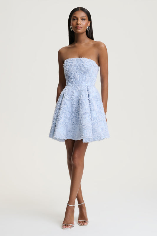 Zosia | Blue Mesh Bandeau