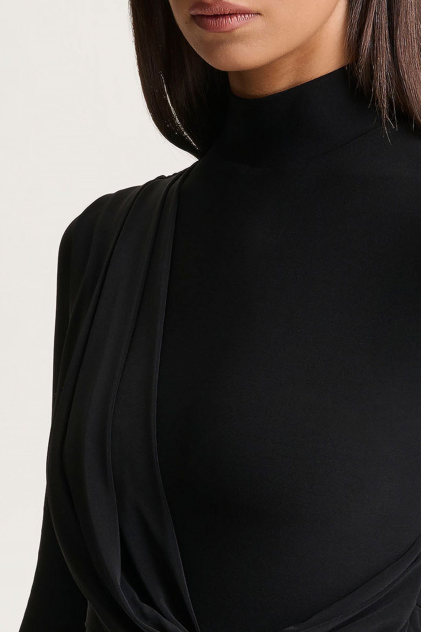 Havenna | Black High-Neck Jumpsuit