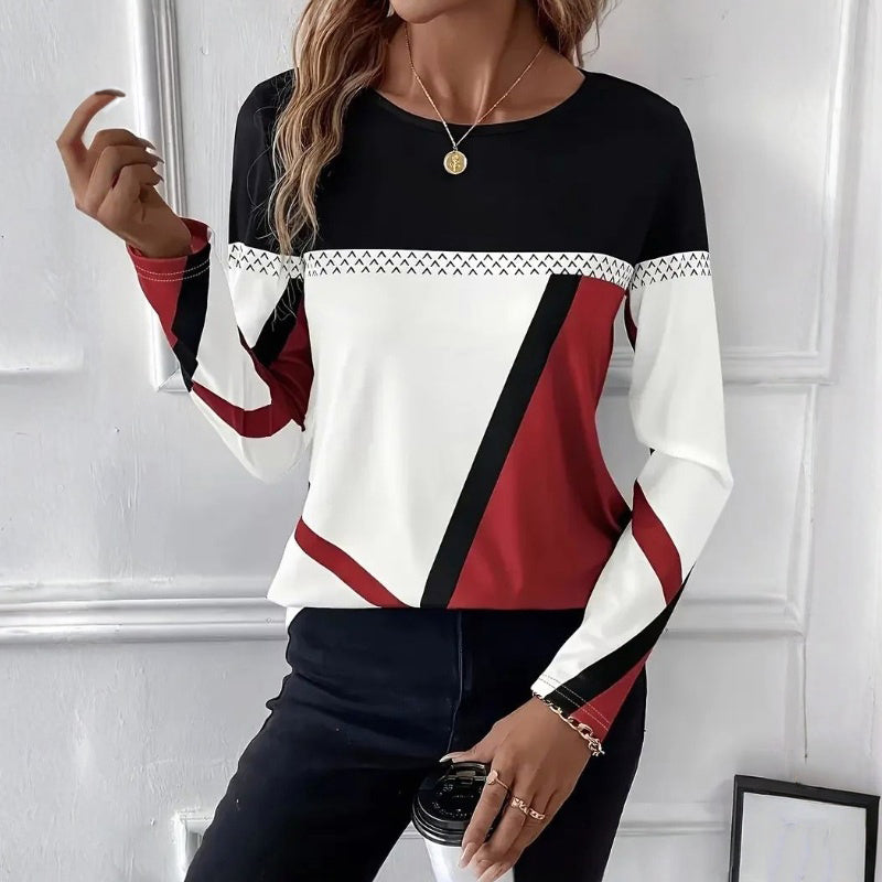 Casual Colour Block T-Shirt