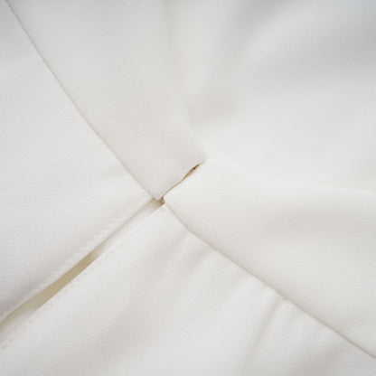 Inés halterneck layered long dress