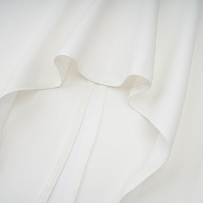 Inés halterneck layered long dress