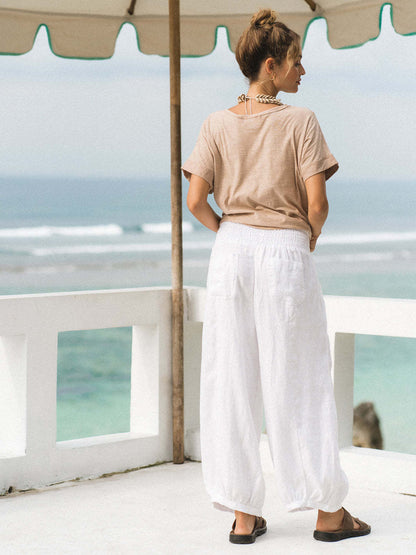 Yuno | French Linen Pants