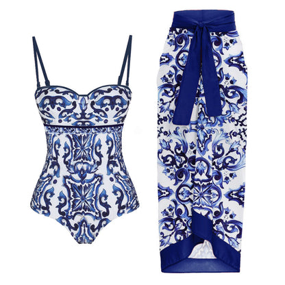 Amanda Swimsuit Set - Blue