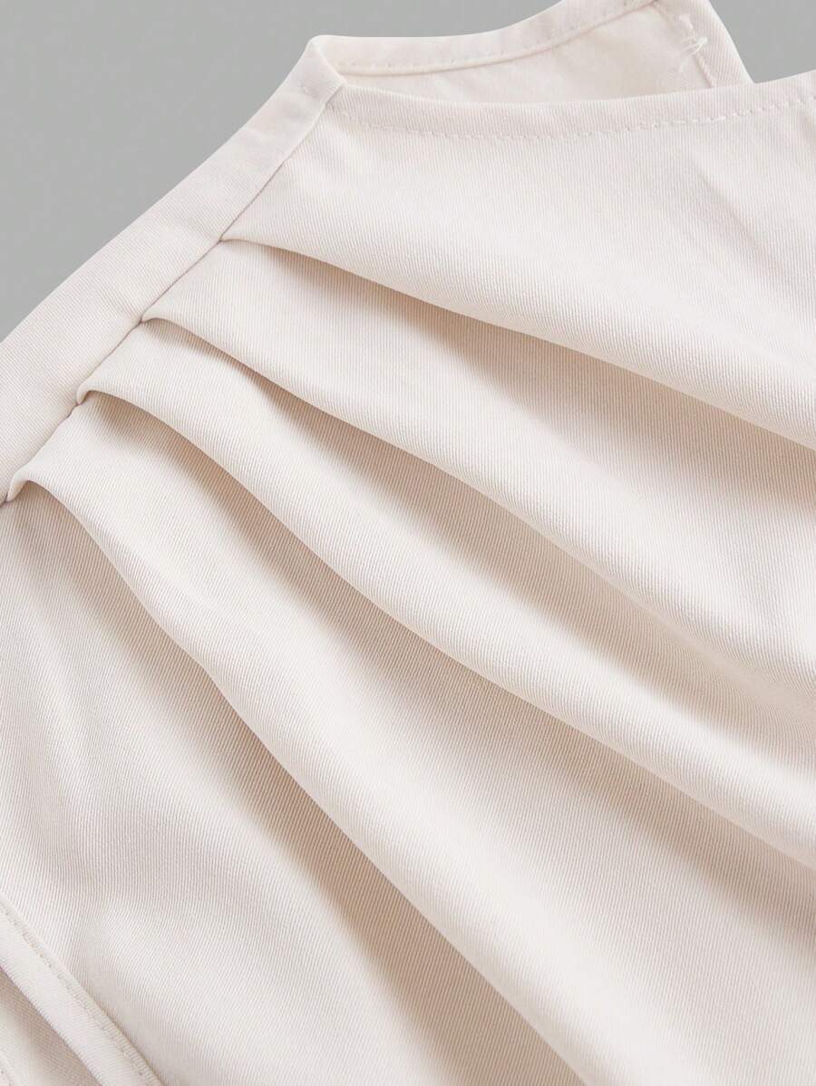 Solid pocket jumpsuit with belt