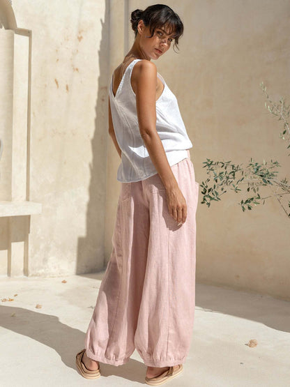 Yuno | French Linen Pants