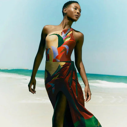 Picasso Swimsuit Set - Multicolor