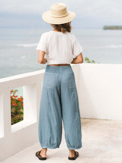 Yuno | French Linen Pants
