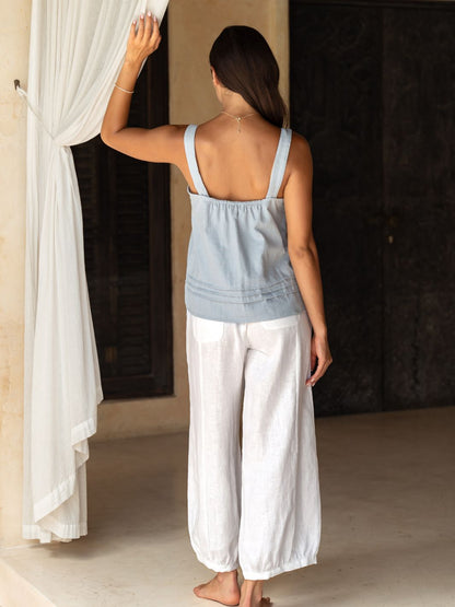 Yuno | French Linen Pants