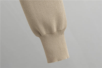 Tailored Knit Cardigan & Midi Skirt Set