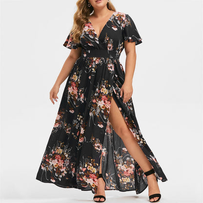 Yuno | Floral summer plus size dress