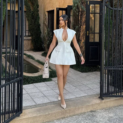 Street Style Mini Slim Fit Waist