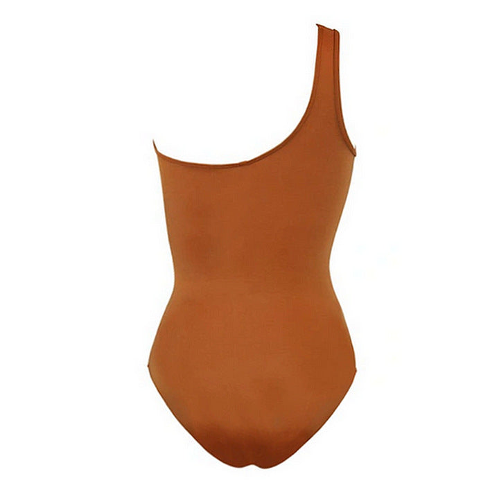 Dune Dance One-Shoulder Swimsuit Set - Orange
