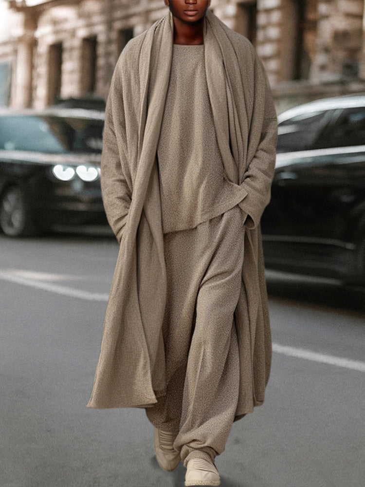 Ultra-Soft Stretchy Simple 3-Piece Set