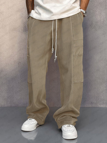 Stylish Comfort Loose Fit Suede Pants