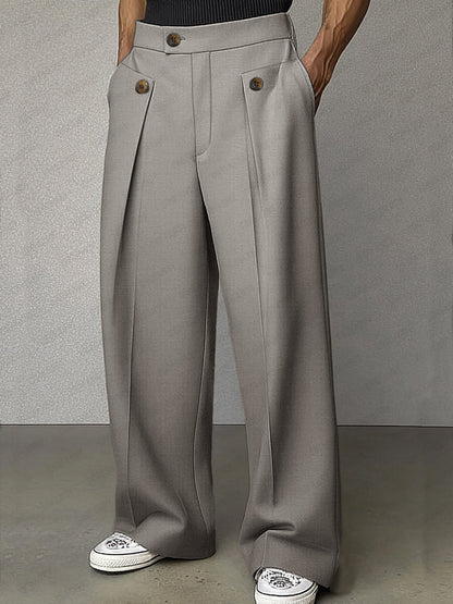 Smart Casual Tailored High Waist Pants