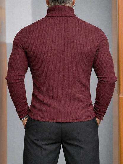 Fashion Designer Asymmetric Knit Undershirt