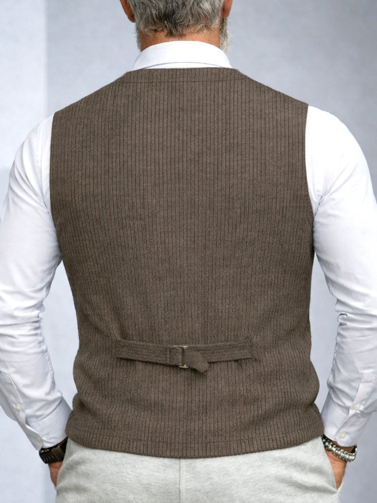 Essential V-Neck Knit Vest