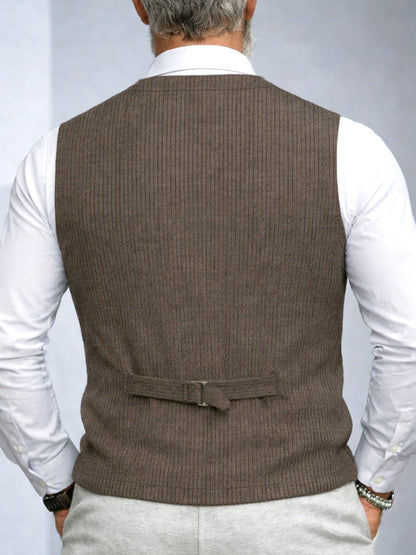 Essential V-Neck Knit Vest