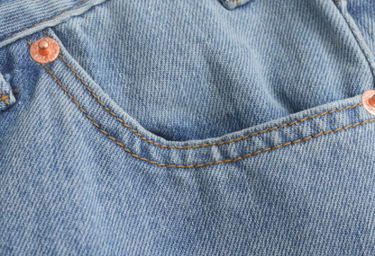 Relaxed High-Waist Wide-Leg Denim Jeans