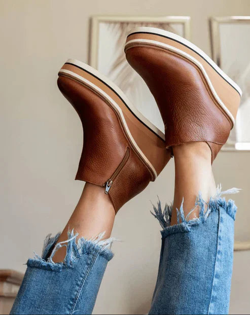 Tiziana Leather Ankle Boots