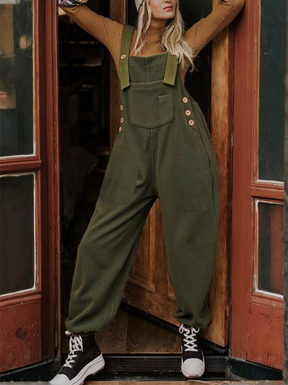 WarmNest Fleece Overalls - Clearance Sale