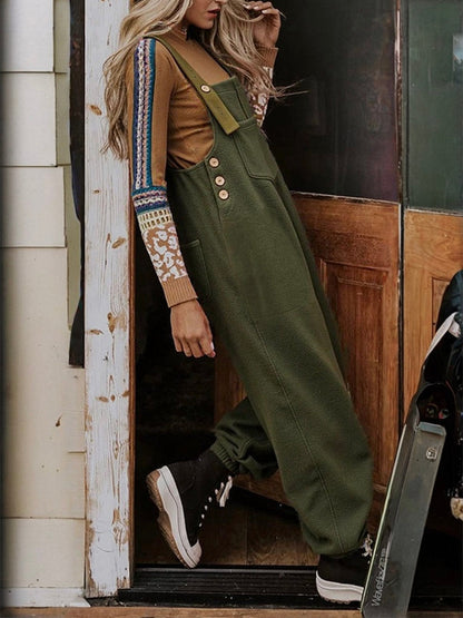 WarmNest Fleece Overalls - Clearance Sale