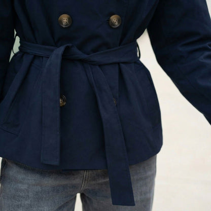 Ellie Cropped Trench Coat