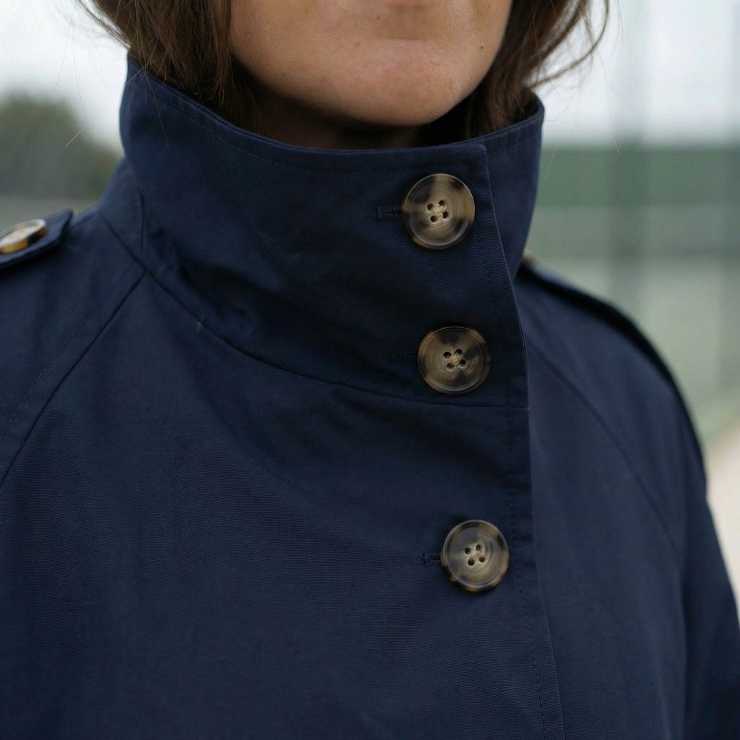 Ellie Cropped Trench Coat