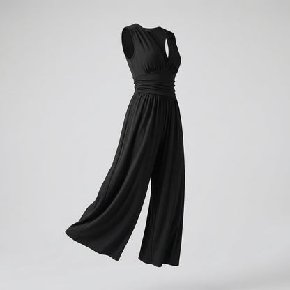 Yuno | Chic Sleeveless Wide-Leg Jumpsuit