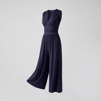 Yuno | Chic Sleeveless Wide-Leg Jumpsuit