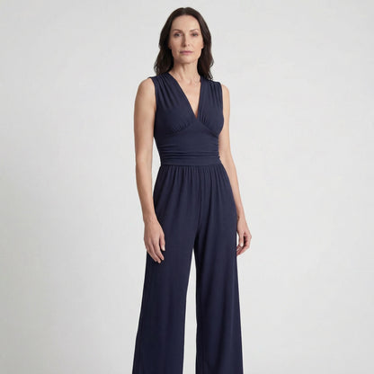 Yuno | Chic Sleeveless Wide-Leg Jumpsuit