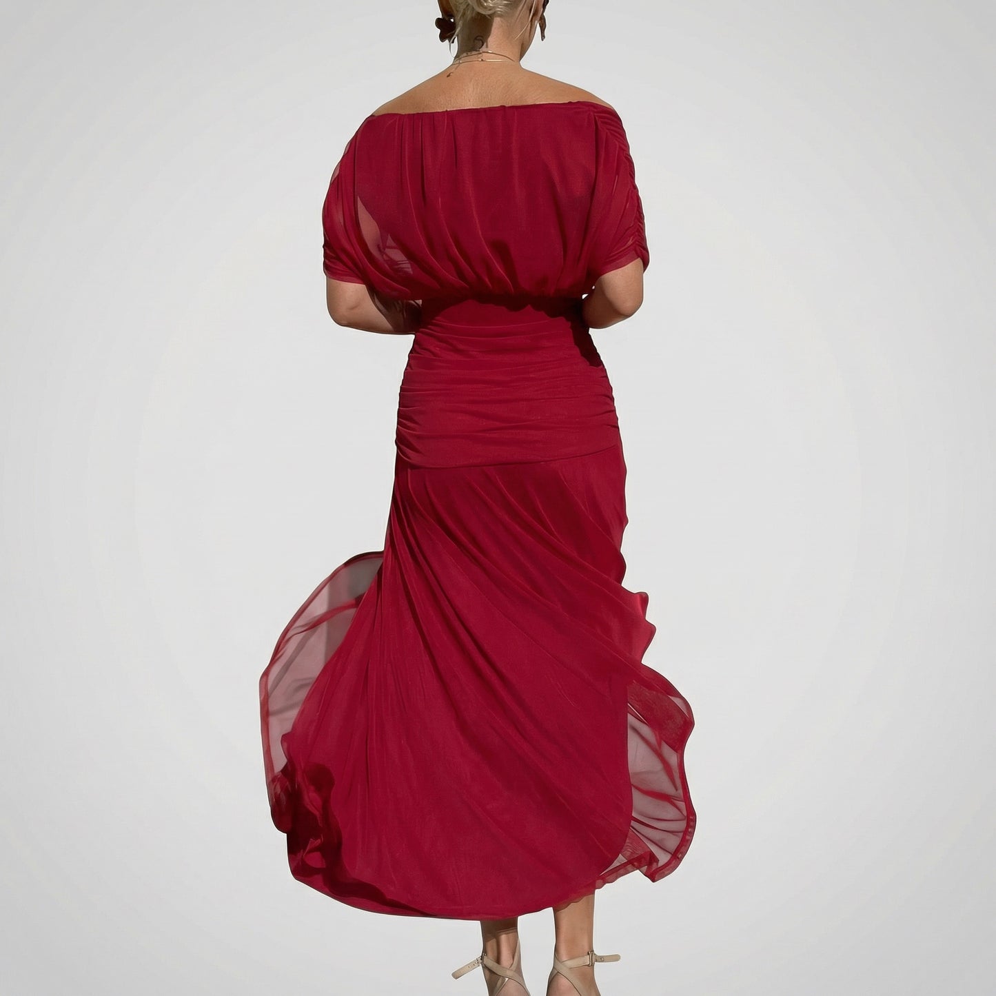 YUNO | Off-Shoulder Maxi Dress