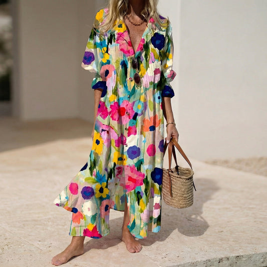 YUNO - Chic Boho Maxi Dress